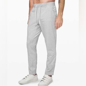 Lululemon City sweatpants Stone Gray Straight Cinchable Leg M Athleisure